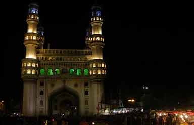 Charminar in night, Hyderabad