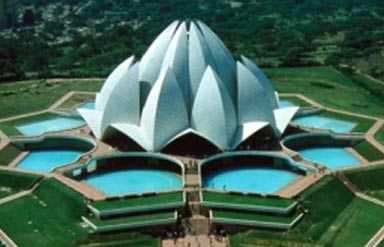 Lotus Temple in Night