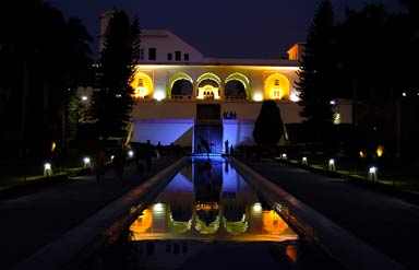 Pinjore Gardens in night